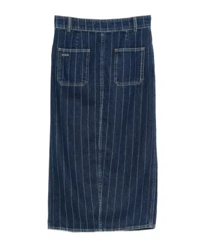 Bash Belt Loop Skirt In Blue