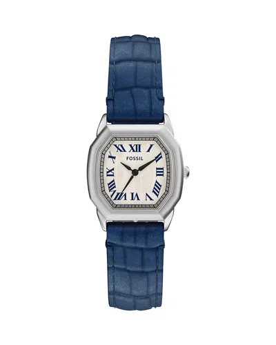 Fossil Harlow Watch, 27mm In Blue