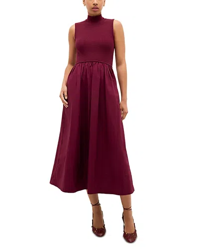 Marie Oliver Sasha Skirt In Merlot In Red