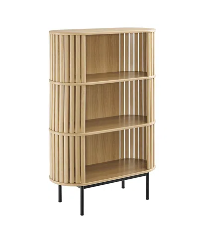 Modway Fortitude Three Tier Display Cabinet In Brown