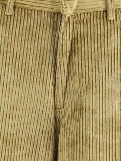 Petar Petrov Gold Cotton Casual Pants In Green