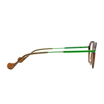 Matttew Fruity 1868 Marrone Verde Glasses In Brown