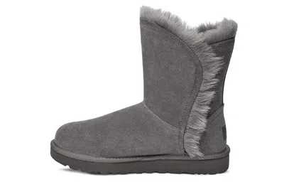 Ugg (wmns)  Classic Short Fluff High-low Fleece Lined Gray
