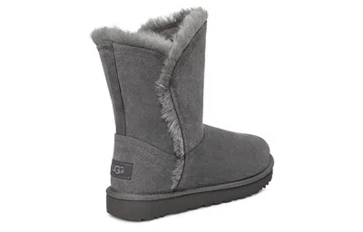 Ugg (wmns)  Classic Short Fluff High-low Fleece Lined Gray