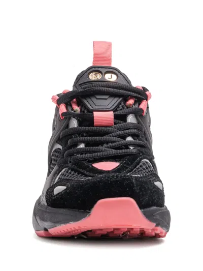 Hide & Jack Logo-detail Sneakers In Black