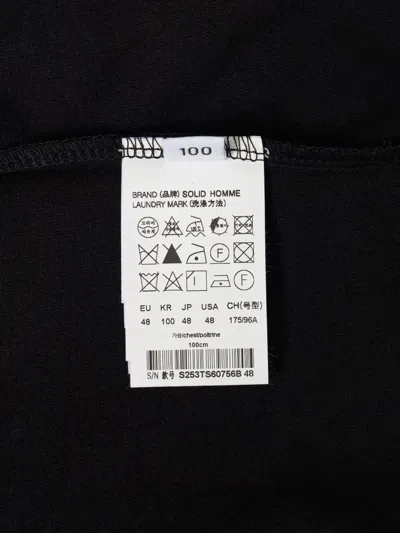 Solid Homme Rainbow Cake T-shirt In Black