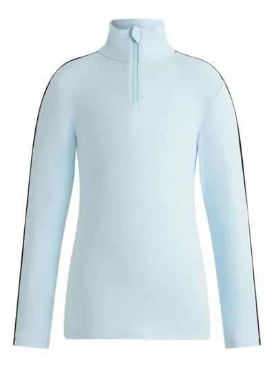 拼接拉链领卫衣