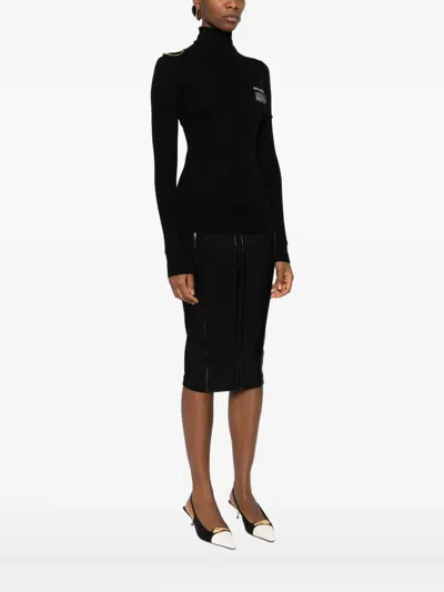 Elisabetta Franchi Sweater In Black
