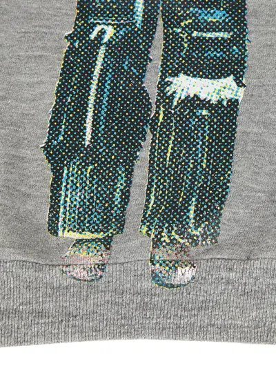 Drx Farmaxy For Ln-cc Graphic-print Crew-neck Sweatshirt In Gray