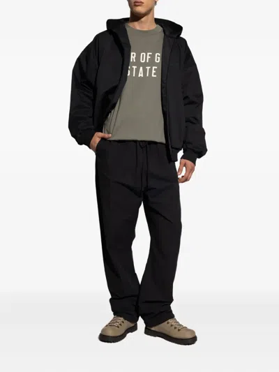 LOGO贴花连帽夹克