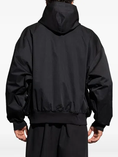 LOGO贴花连帽夹克