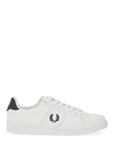 Fred Perry Leather Sneaker In White