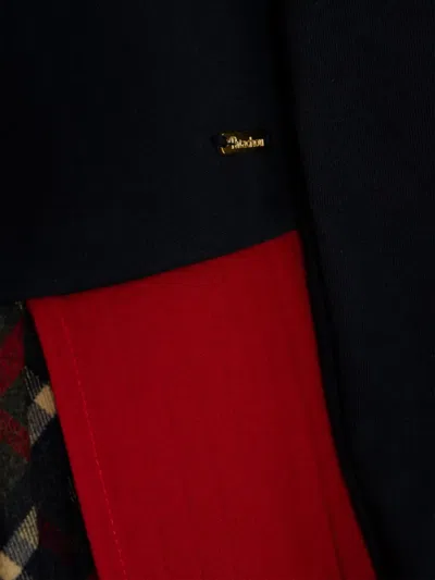 缩褶拼接连衣裙