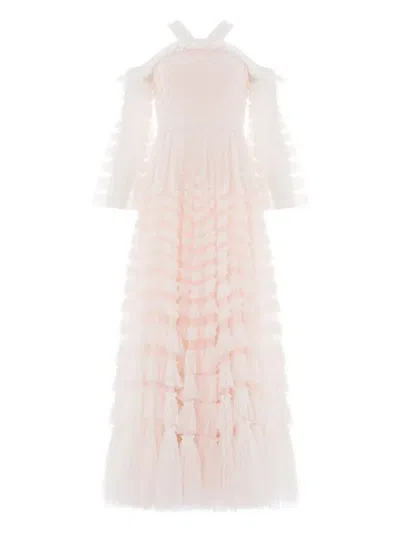 Needle & Thread La Vie En Rose Off-shoulder Gown In Pink