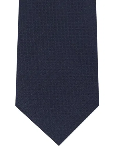 Zegna Pattern Tie In Blue