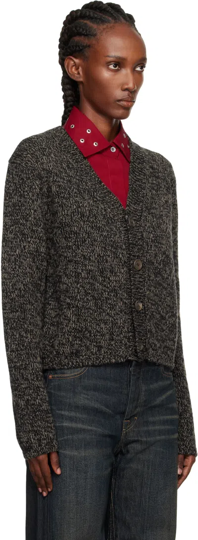 Our Legacy Academy Wool Cardigan In Gray