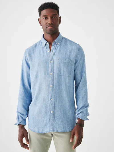 Faherty The Tried And True Shirt In Vintage Indigo