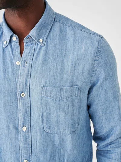 Faherty The Tried And True Shirt In Vintage Indigo