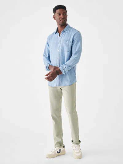 Faherty The Tried And True Shirt In Vintage Indigo