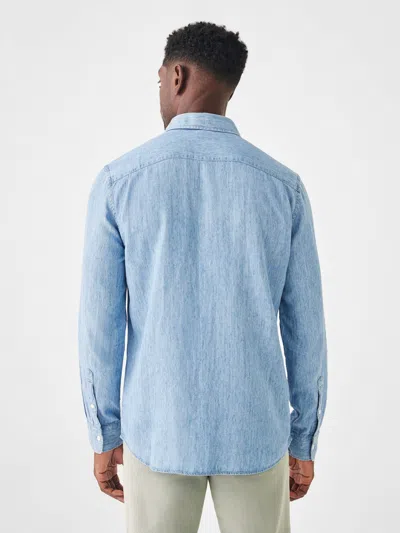 Faherty The Tried And True Shirt In Vintage Indigo