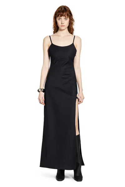 Coperni Garter Belt Dress In Black