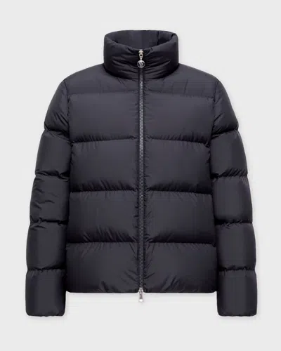 Moncler Mauzun Tech Down Jacket In Blue