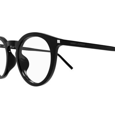 Saint Laurent Sl 347/f001-black-black-transparent In Black