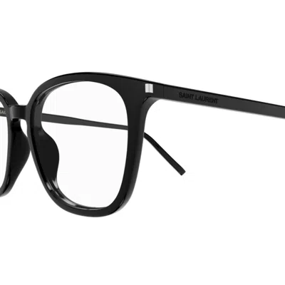 Saint Laurent Sl 783/f001-black-black-transparent In Black