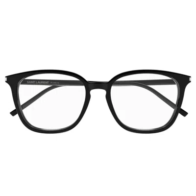 Saint Laurent Sl 783/f001-black-black-transparent In Black