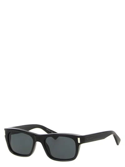 Saint Laurent Square-frame Acetate Sunglasses In Black