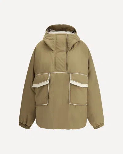 Marbell Zoe Anorak Jacket In Polyamide In Brown