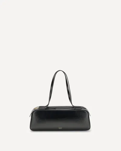 Khaite Hold All String Small Square Bauletto Shoulder Bag Shoulder Bags Black