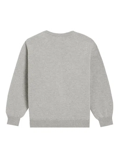 Dolce & Gabbana Kids Logo Sweater In Gray