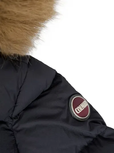 绗缝人造皮草连帽夹克