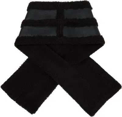 Our Legacy Rectangular Wool Scarf In Black