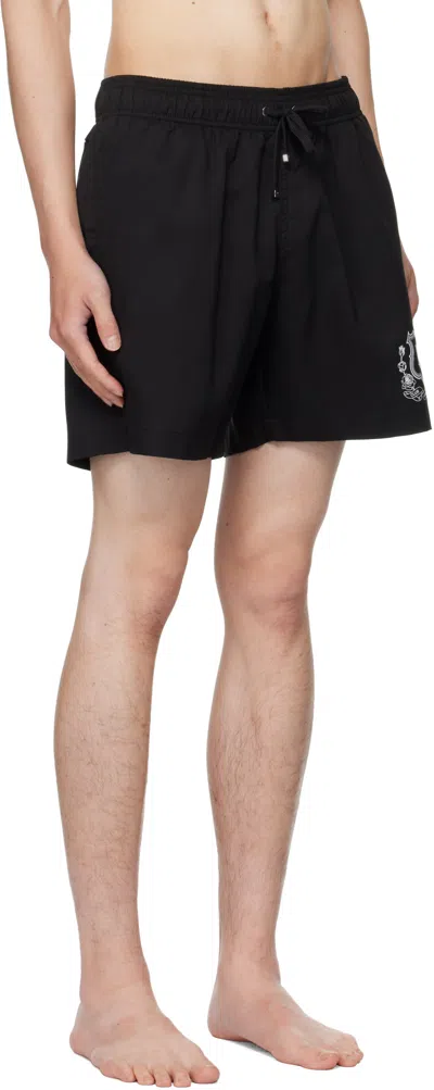 Amiri Drawstring Swimming Trunks In Black
