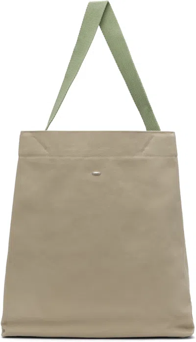 Our Legacy Khaki Towering Tote In Neutral