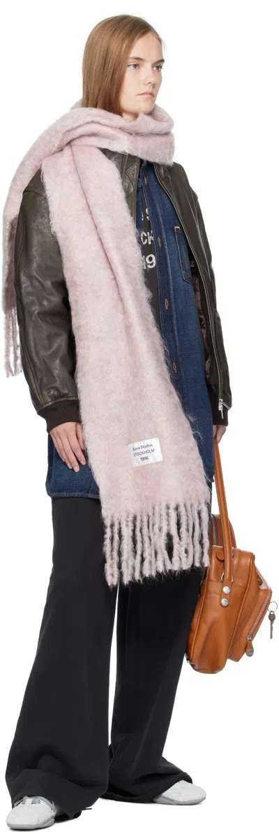 Acne Studios Scarf In Pink