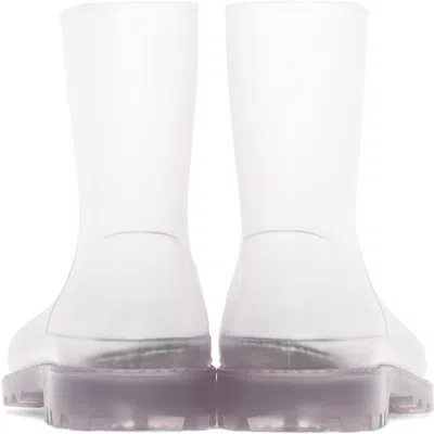 Christopher Esber Gray Monsoon Rubber Boots In Gray