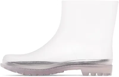Christopher Esber Gray Monsoon Rubber Boots In Gray