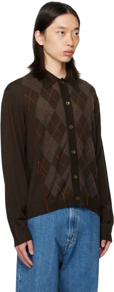 Our Legacy Evening Polo In Brown