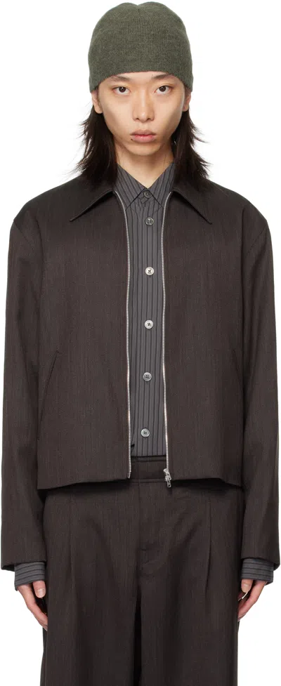 Our Legacy Brown Mini Jacket In Brown