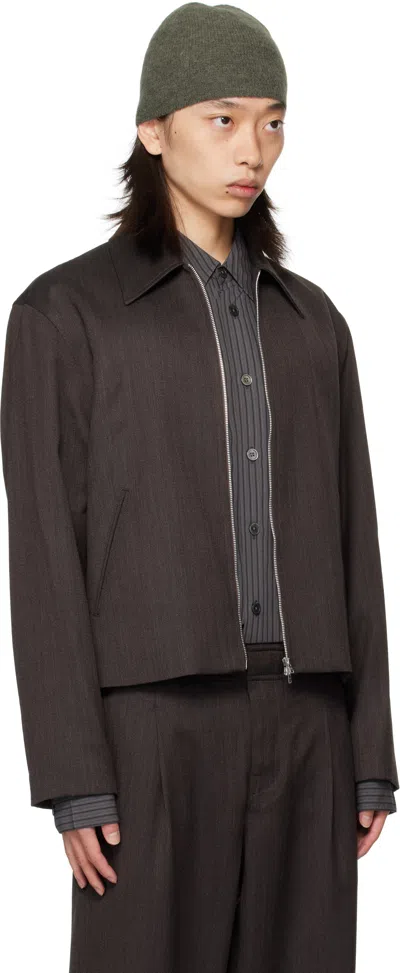 Our Legacy Brown Mini Jacket In Brown