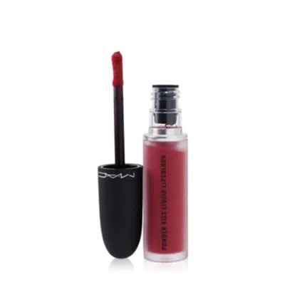 Mac Ladies Powder Kiss Liquid Lipcolour 0.17 oz # 988 A Little Tamed Makeup 773602567850 In Red