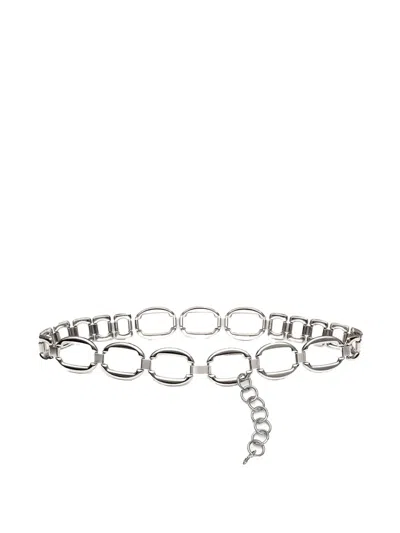 The Good Statement Chain-link Belt In Silver