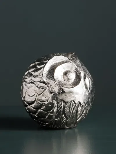 Cu I Seeyou Owl-design Silver Home Decor In Silver