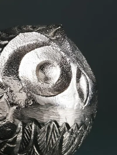 Cu I Seeyou Owl-design Silver Home Decor In Silver