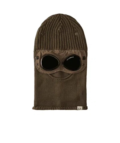C.p. Company C.p.company Extrafine Merino Wool Goggle Balaclava In Gray