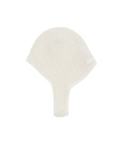 Jacquemus La Capuche Gros Grain Hat In White