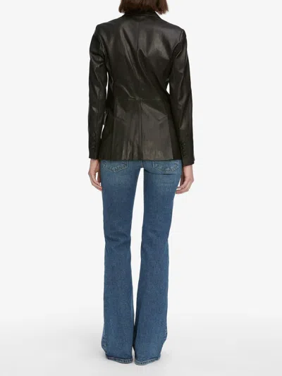 Frame Rodeo Low-rise Bootcut Jeans In Blue